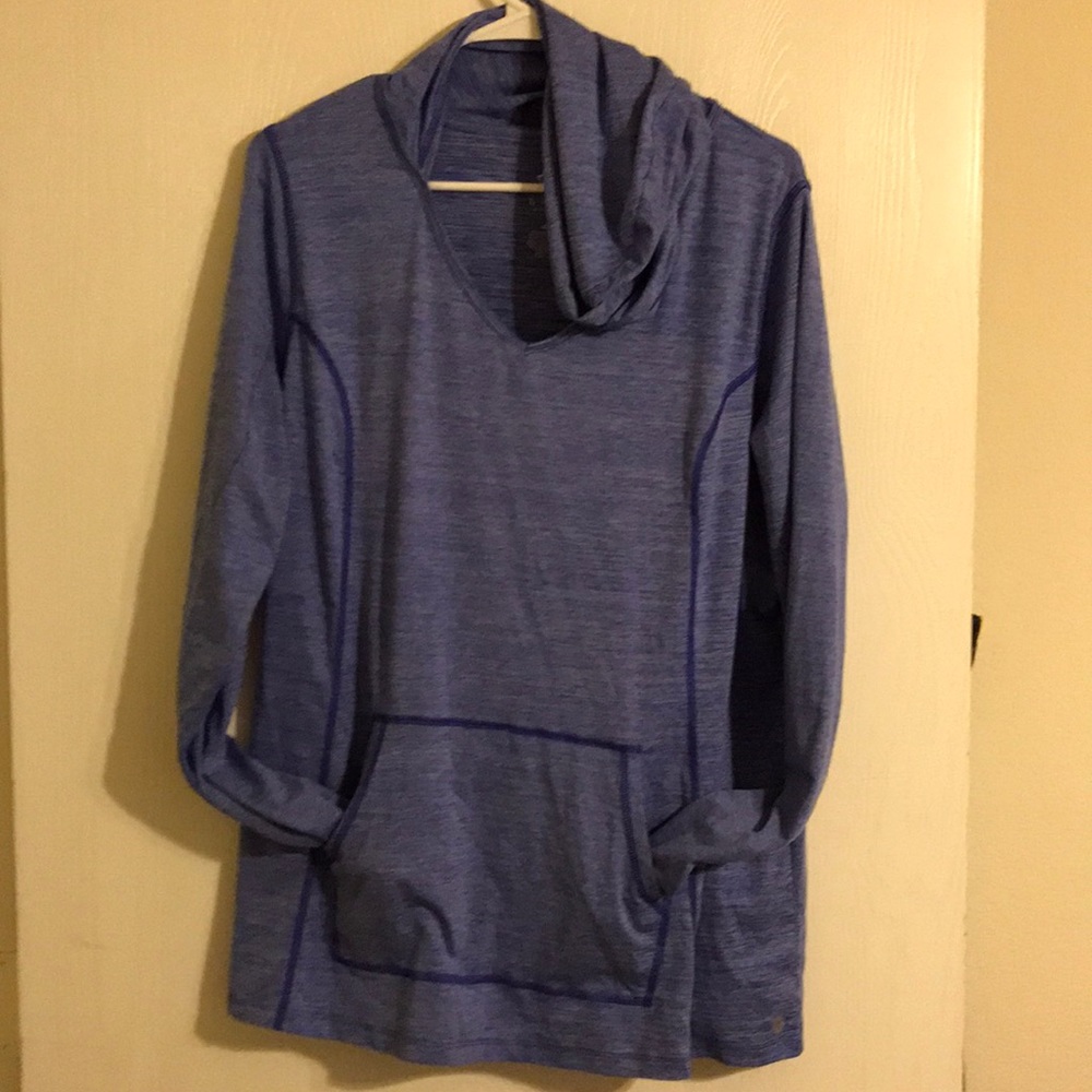 Blue thin hoodie